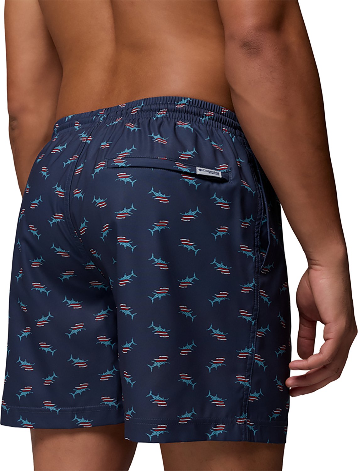 Columbia Sportswear Men's PFG Rambler Printed Water Shorts 6 in - view number 4