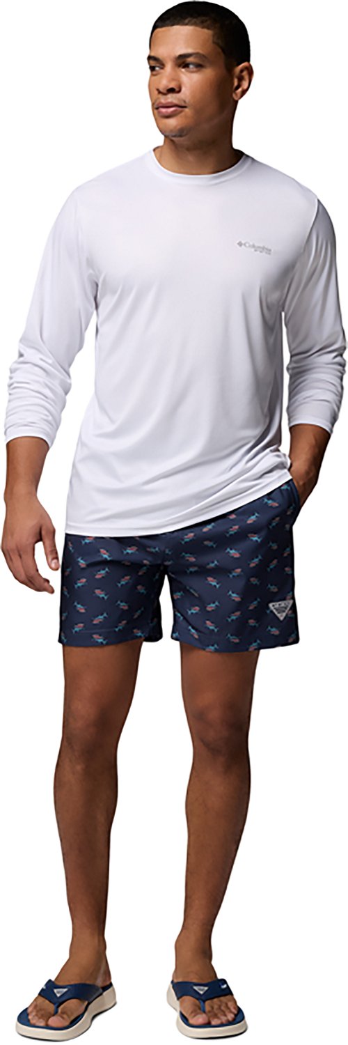 Columbia Sportswear Men's PFG Rambler Printed Water Shorts 6 in - view number 5