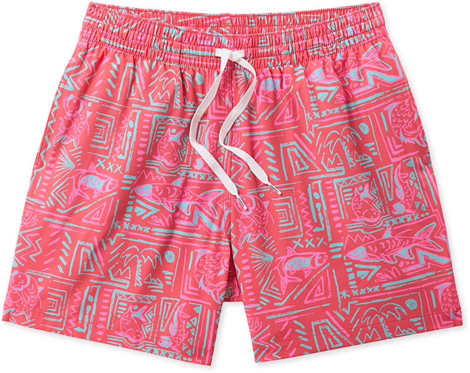 Chubbies Men's The Pyramid Poolsides Classic Swim Trunks 5.5 in