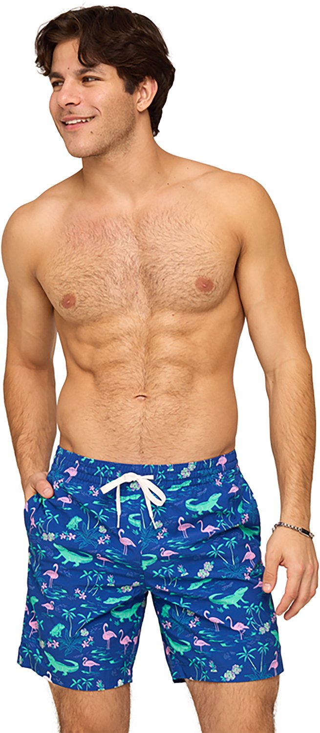 Chubbies Men's The Swamp & Circumstances Classic Lined Swim Trunks 7 in