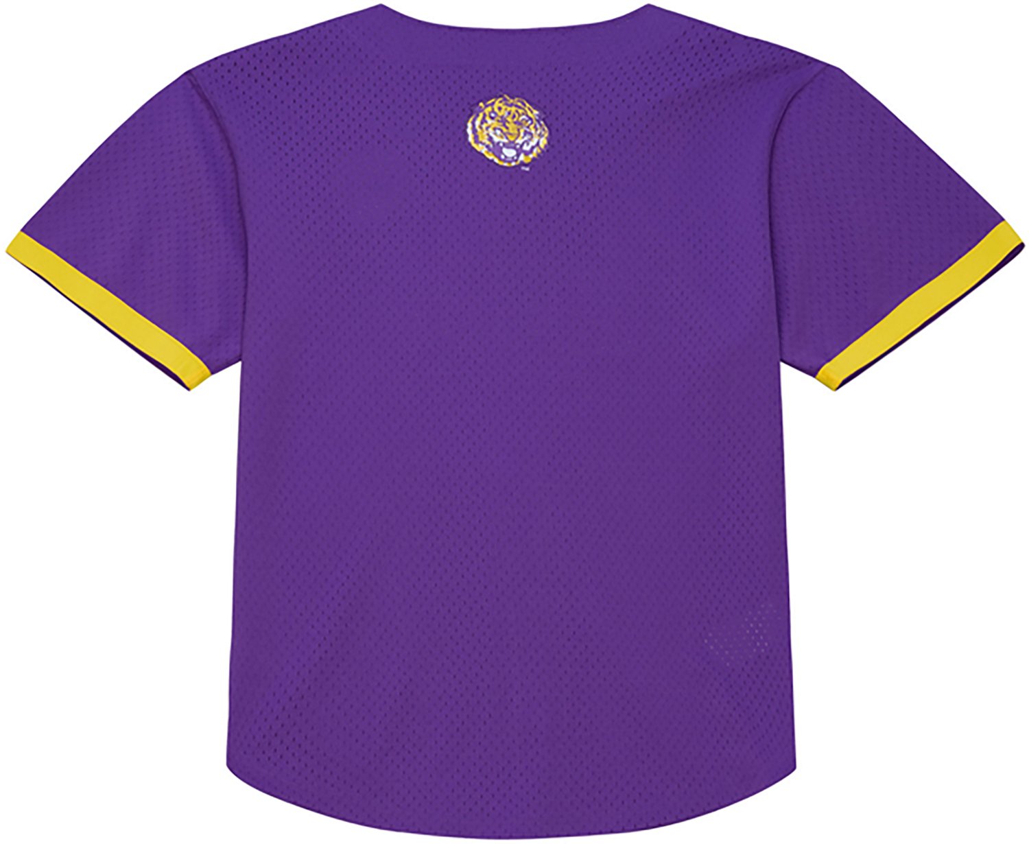 Mitchell & Ness Men’s Louisiana State University Head Coach Mesh Baseball Jersey - view number 2