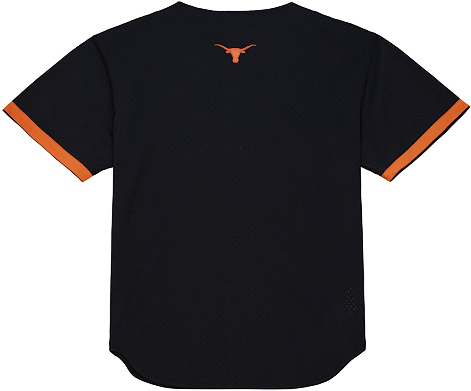 Mitchell & Ness Men’s University of Texas Head Coach Mesh Baseball Jersey - view number 2