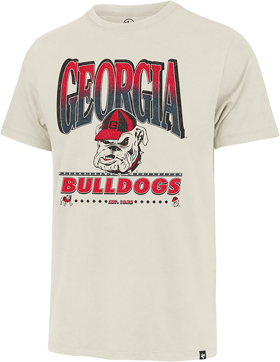 '47 Men's Georgia Bulldogs Straight Shot Two Franklin Short Sleeve T-shirt