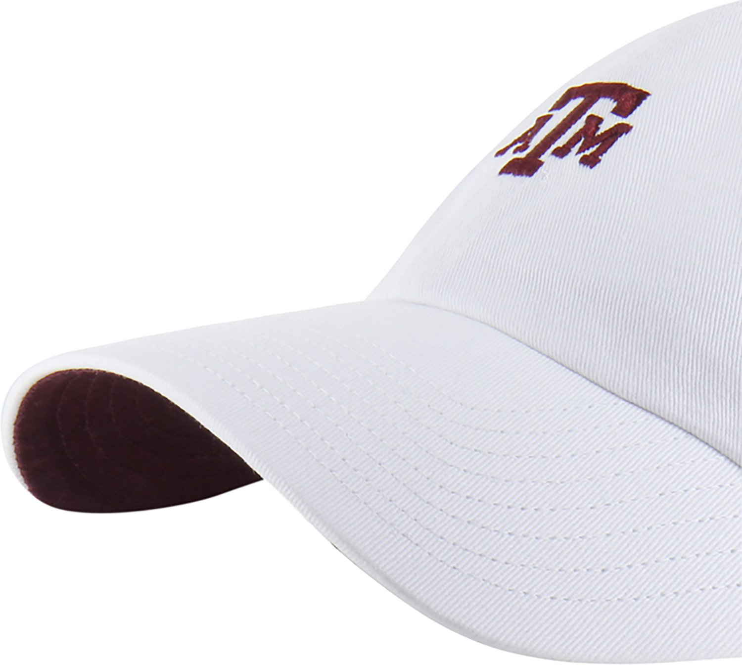 47 Adults' Texas A&M Base Runner Ball Park Clean Up Cap