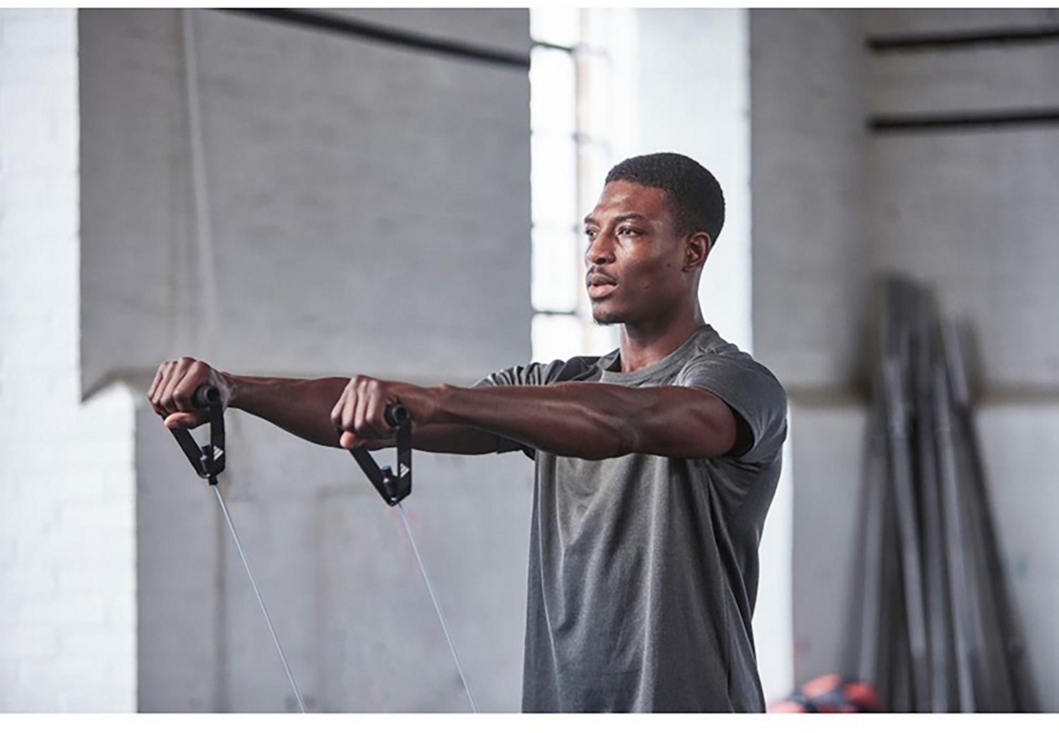 adidas Unisex Level 1 Resistance Tube with Handles - view number 8