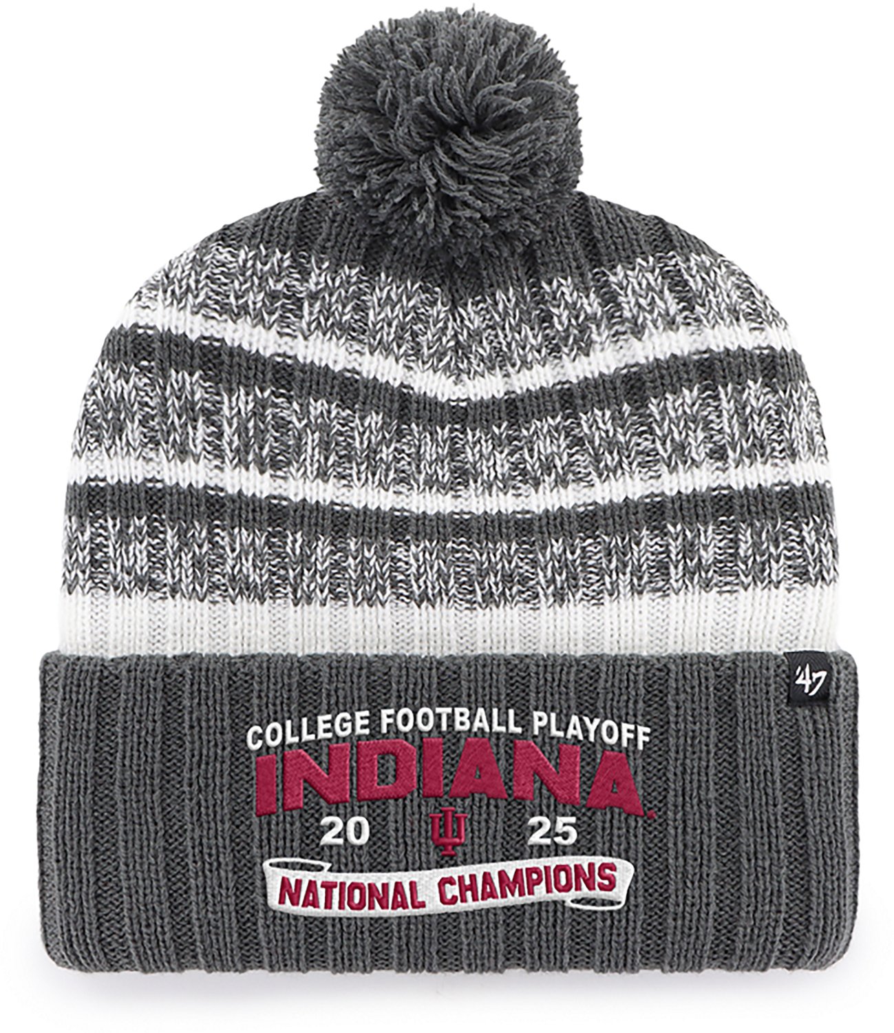 '47 Adults' Indiana Hoosiers 2025 CFP National Champs Tavern Cuff Knit Beanie