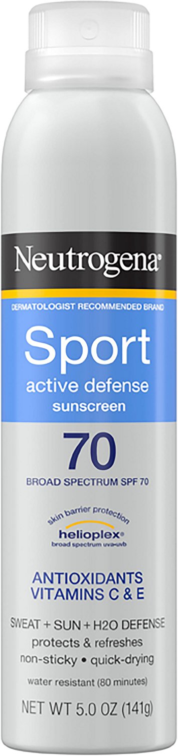 Neutrogena Sport Active Defense SPF 70 5 oz Sunscreen Spray