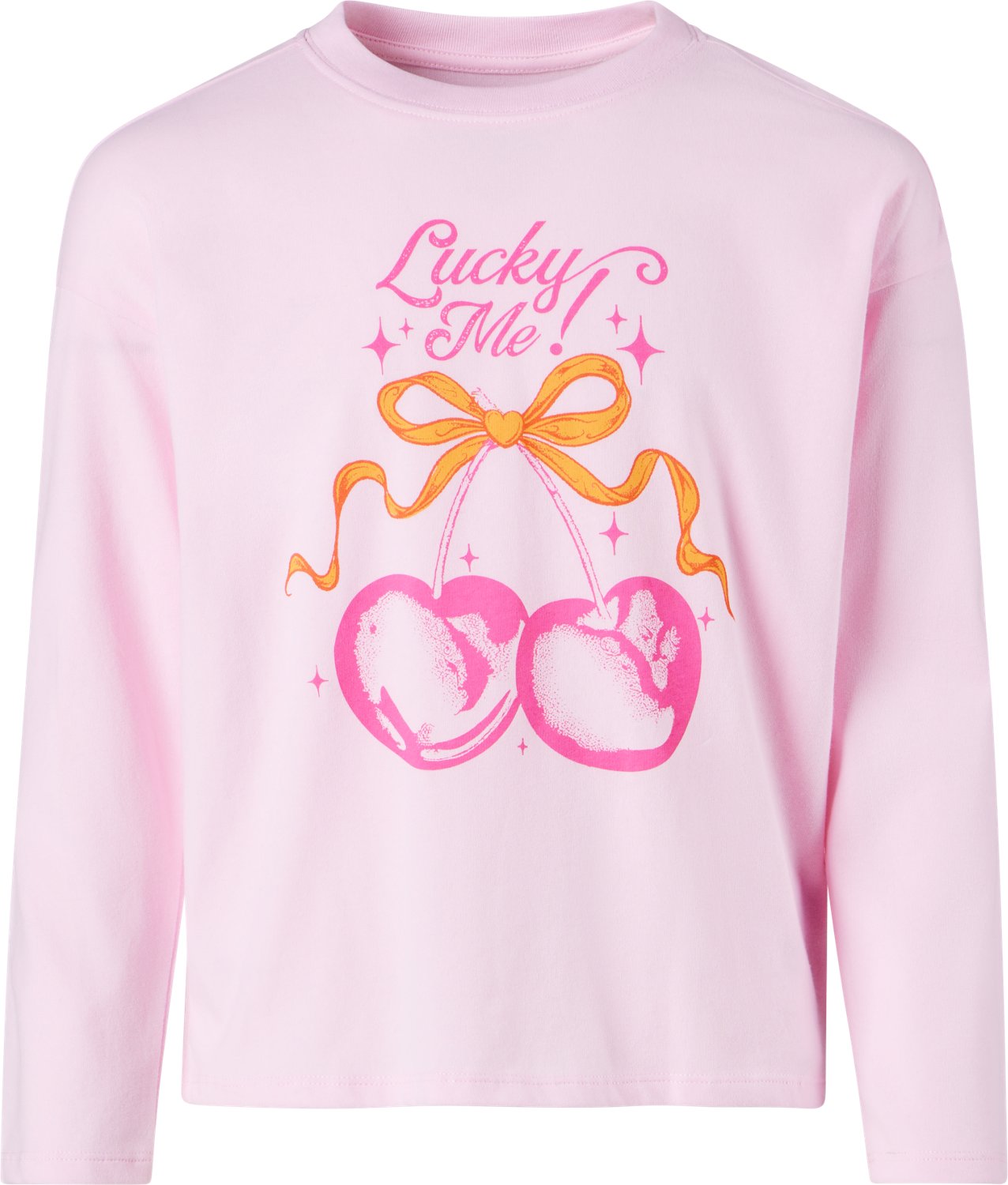 BCG Girls' Drop Shoulder Long Sleeve Graphic T-shirt