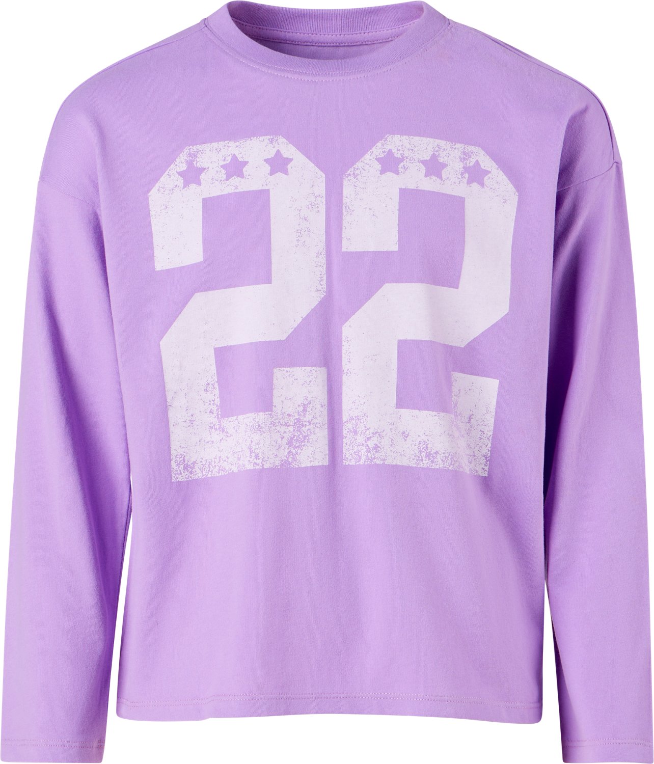 BCG Girls' Drop Shoulder Long Sleeve Graphic T-shirt