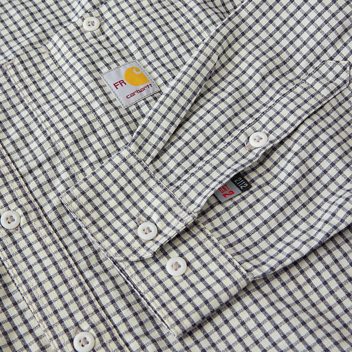 Carhartt Men's FR Force Sun Defender Long Sleeve Plaid Shirt - view number 3