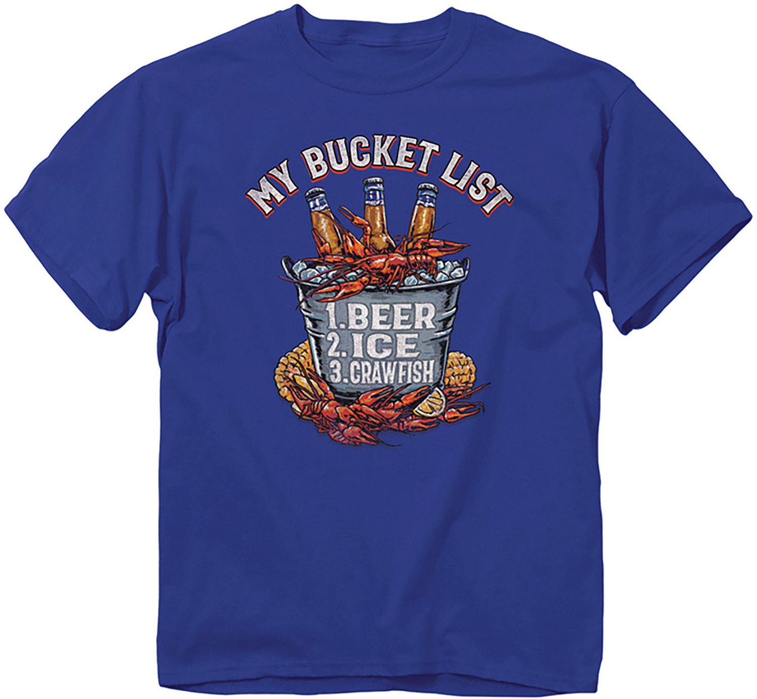 Academy Sports + Outdoors Men's My Bucket List T-shirt - view number 3