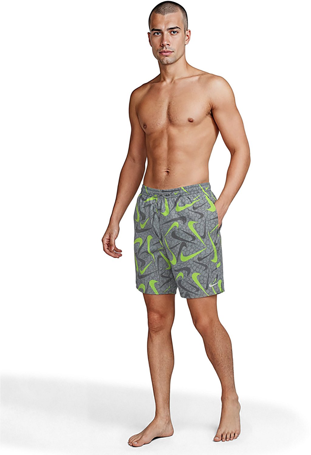 Nike Men’s Breaker Multi Print Volley Swim Shorts 7 in - view number 4