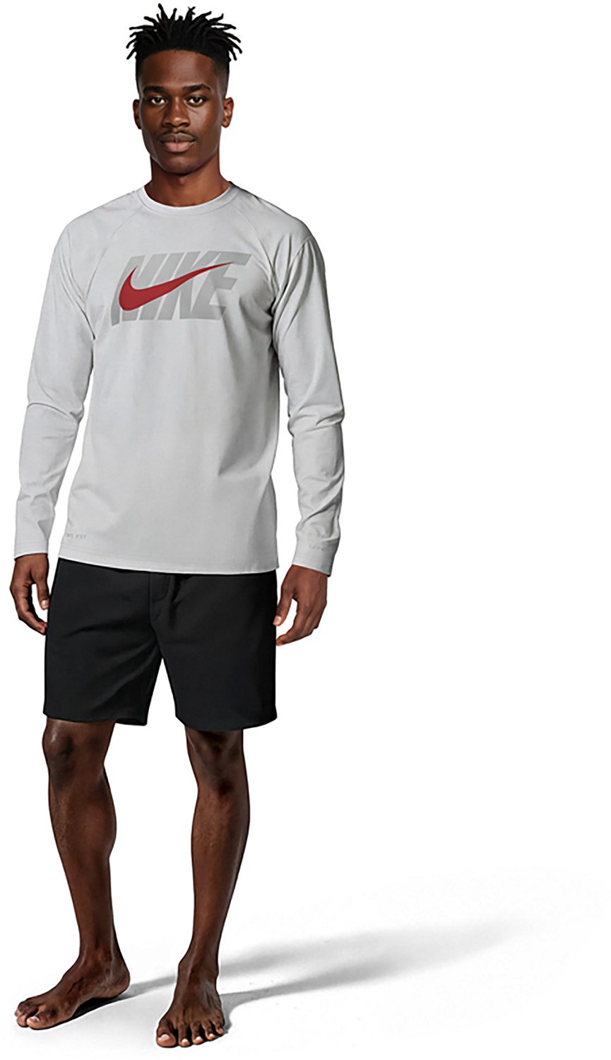 Nike Men’s Block Swoosh Over Long Sleeve Hydroguard - view number 4