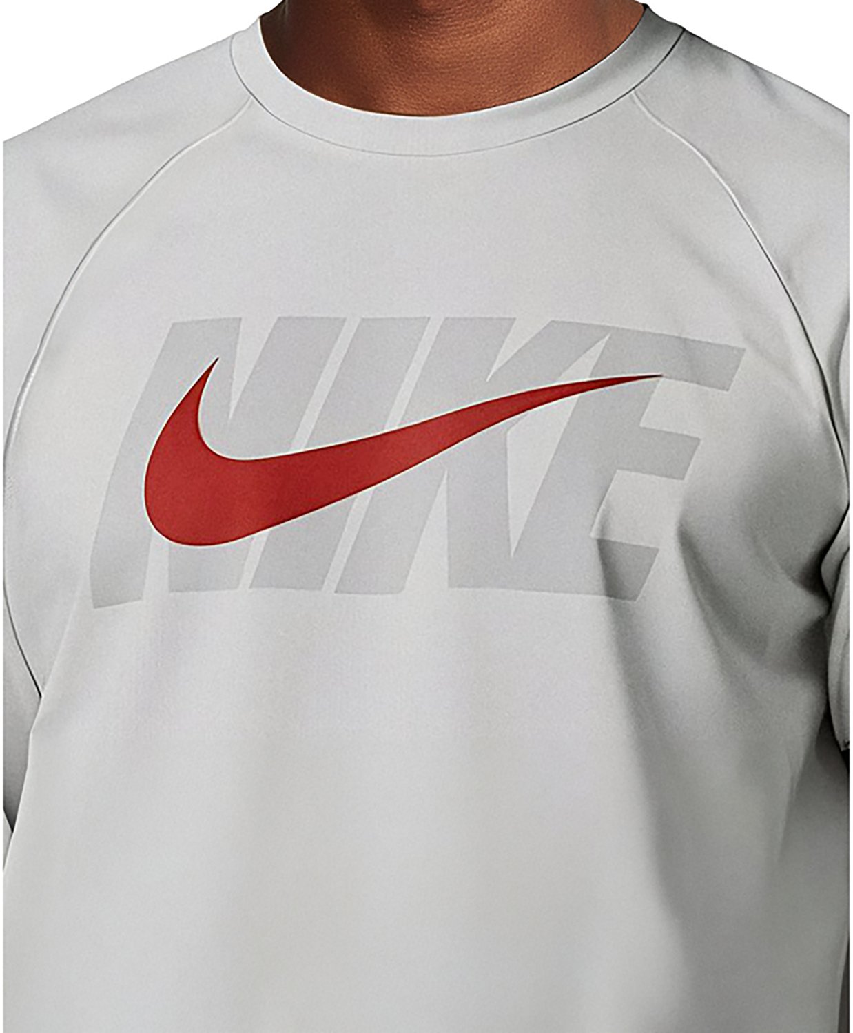 Nike Men’s Block Swoosh Over Long Sleeve Hydroguard - view number 5
