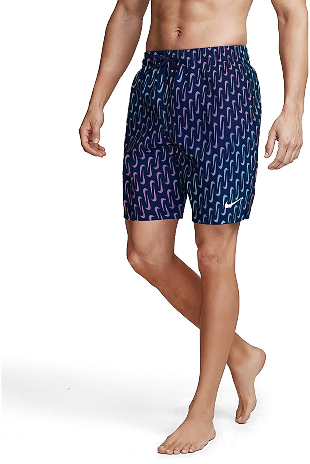 Nike Men’s Breaker Swoosh Link Volley Swim Shorts 7 in - view number 3