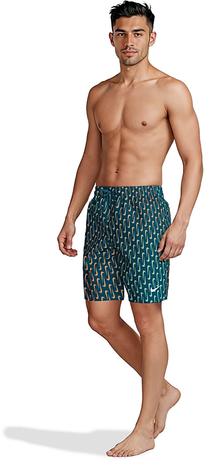Nike Men’s Breaker Swoosh Link Volley Swim Shorts 7 in - view number 4