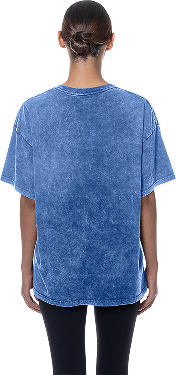 New Era Women's Dallas Mavericks Distressed Oversized Short Sleeve T-shirt - view number 2