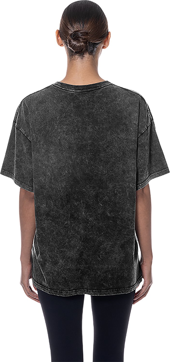 New Era Women's San Antonio Spurs Distressed Oversized Short Sleeve T-shirt - view number 2