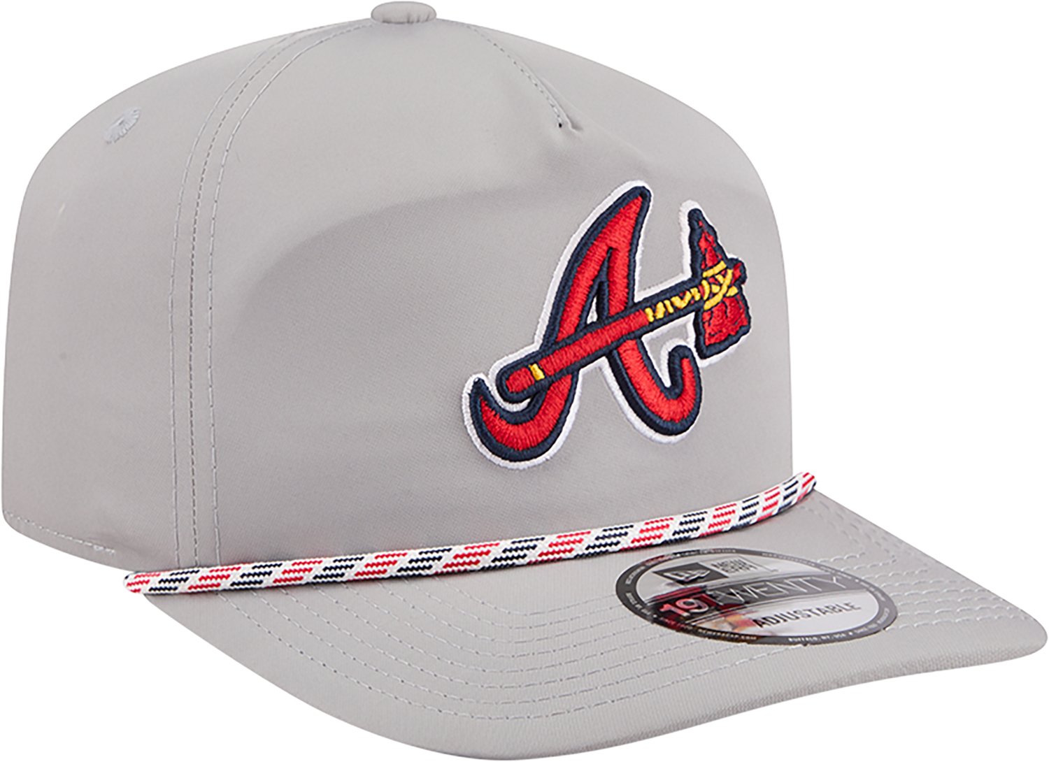 New Era Men's Atlanta Braves QS 19TWENTY Snapback Cap - view number 3