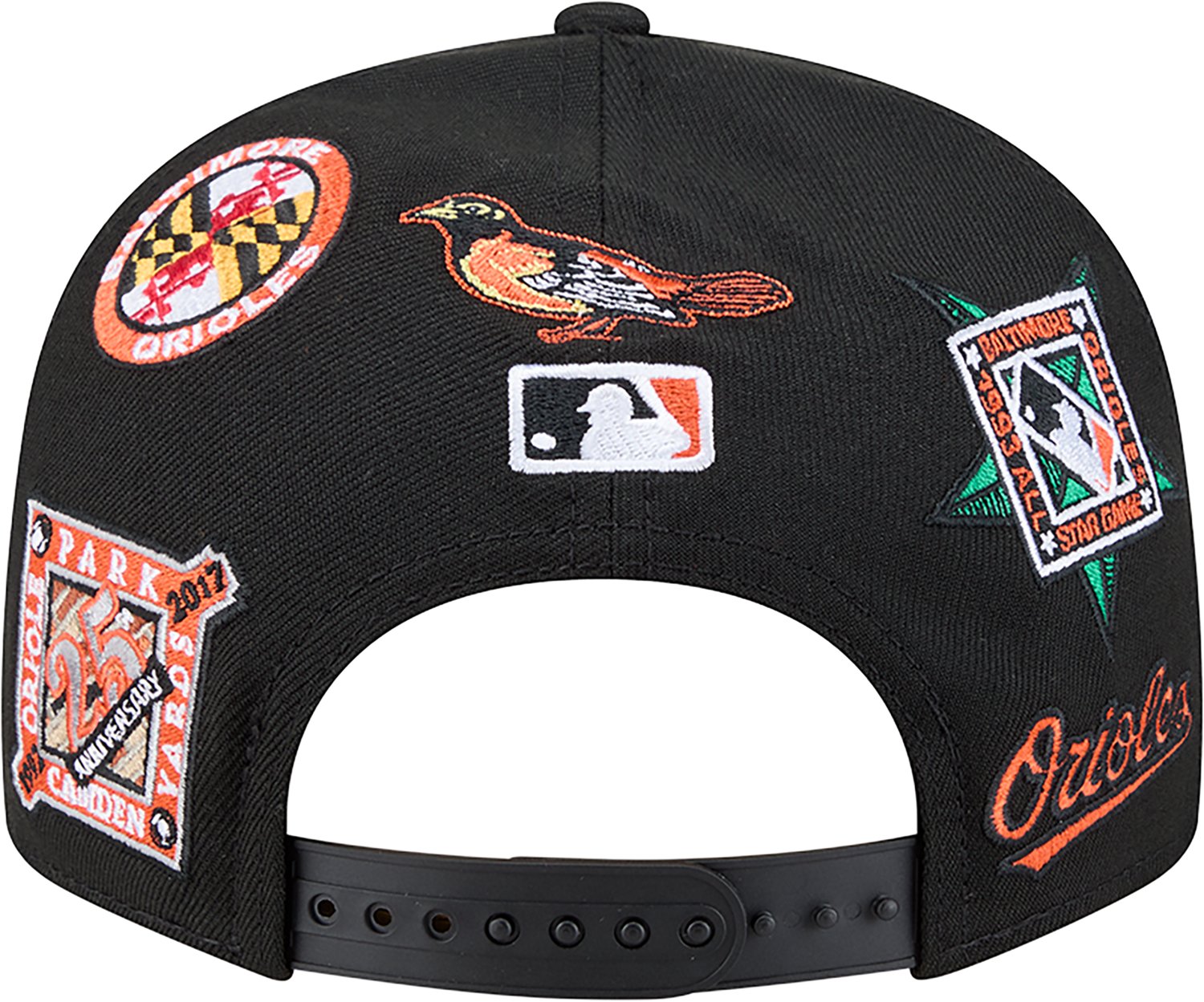New Era Men's Baltimore Orioles Allover Logo 9FIFTY Cap - view number 6