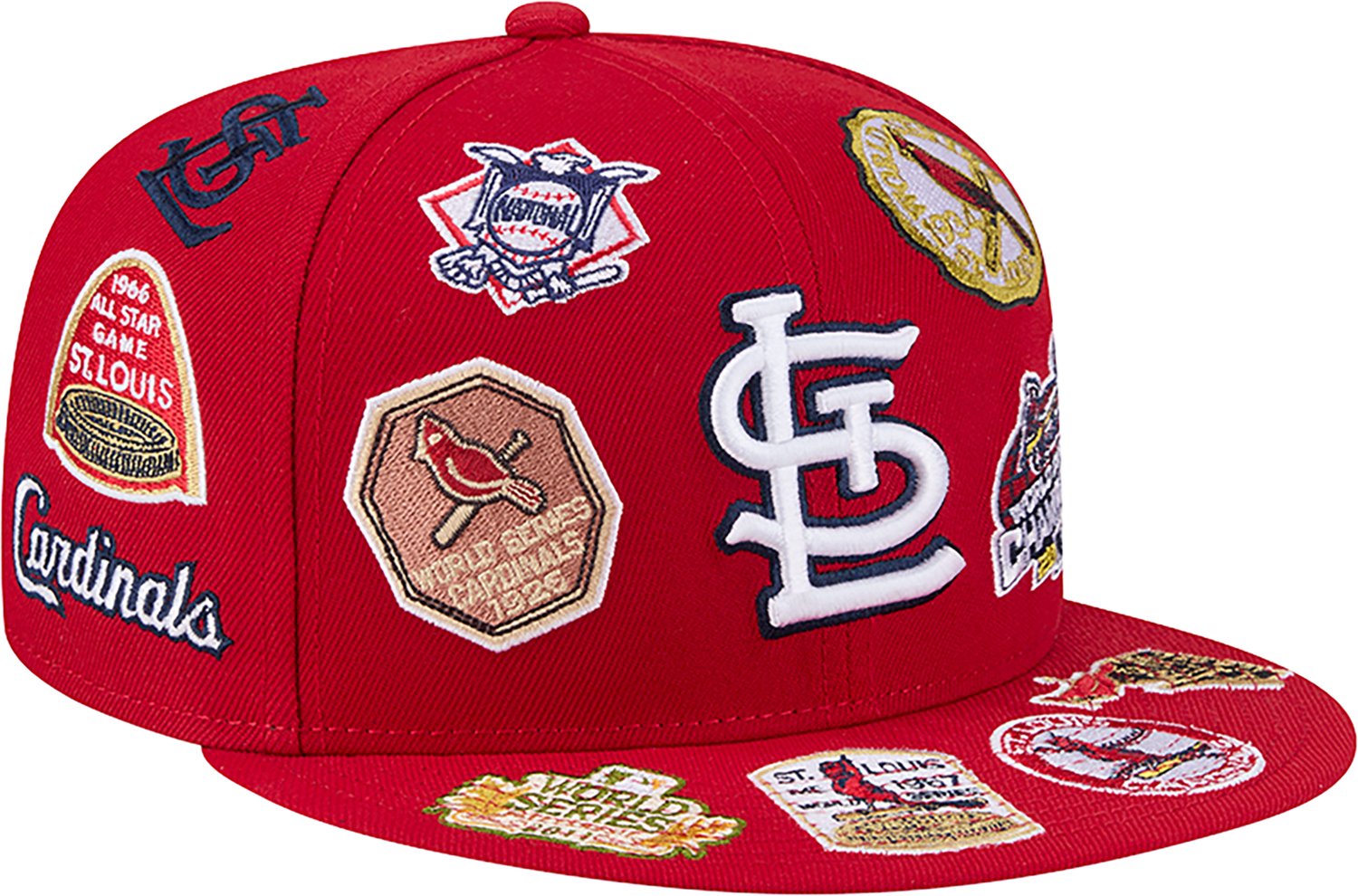 New Era Men's St. Louis Cardinals Allover Logo 9FIFTY Cap - view number 3