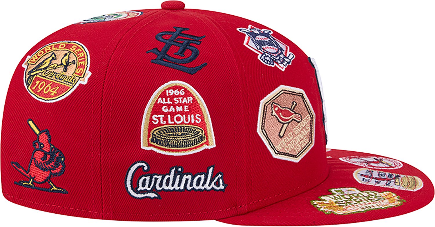 New Era Men's St. Louis Cardinals Allover Logo 9FIFTY Cap - view number 4