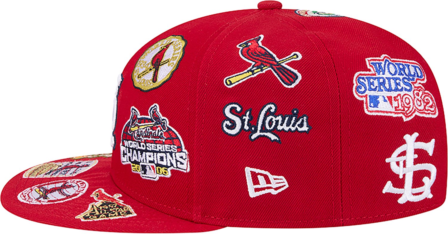 New Era Men's St. Louis Cardinals Allover Logo 9FIFTY Cap - view number 5