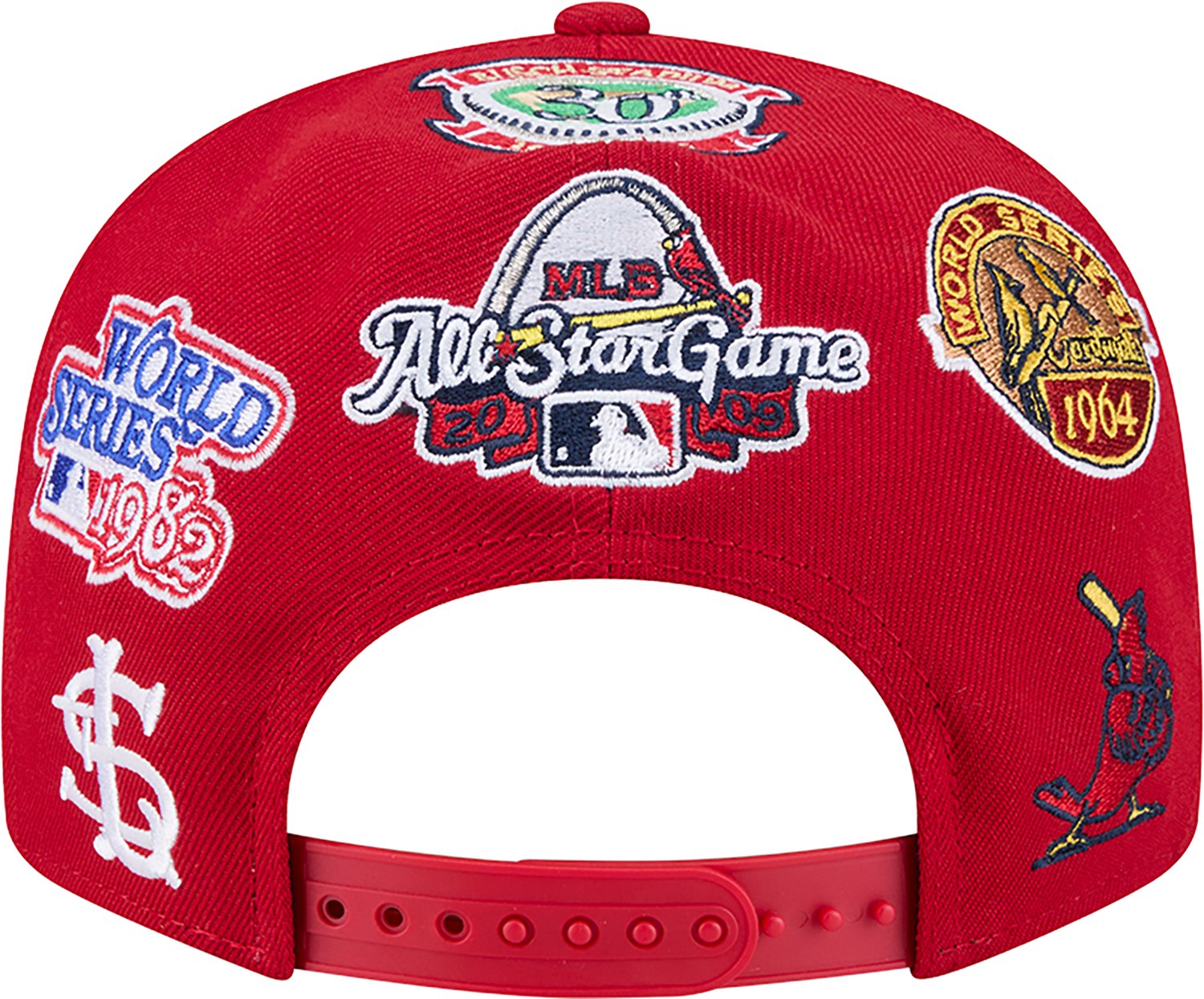 New Era Men's St. Louis Cardinals Allover Logo 9FIFTY Cap - view number 6