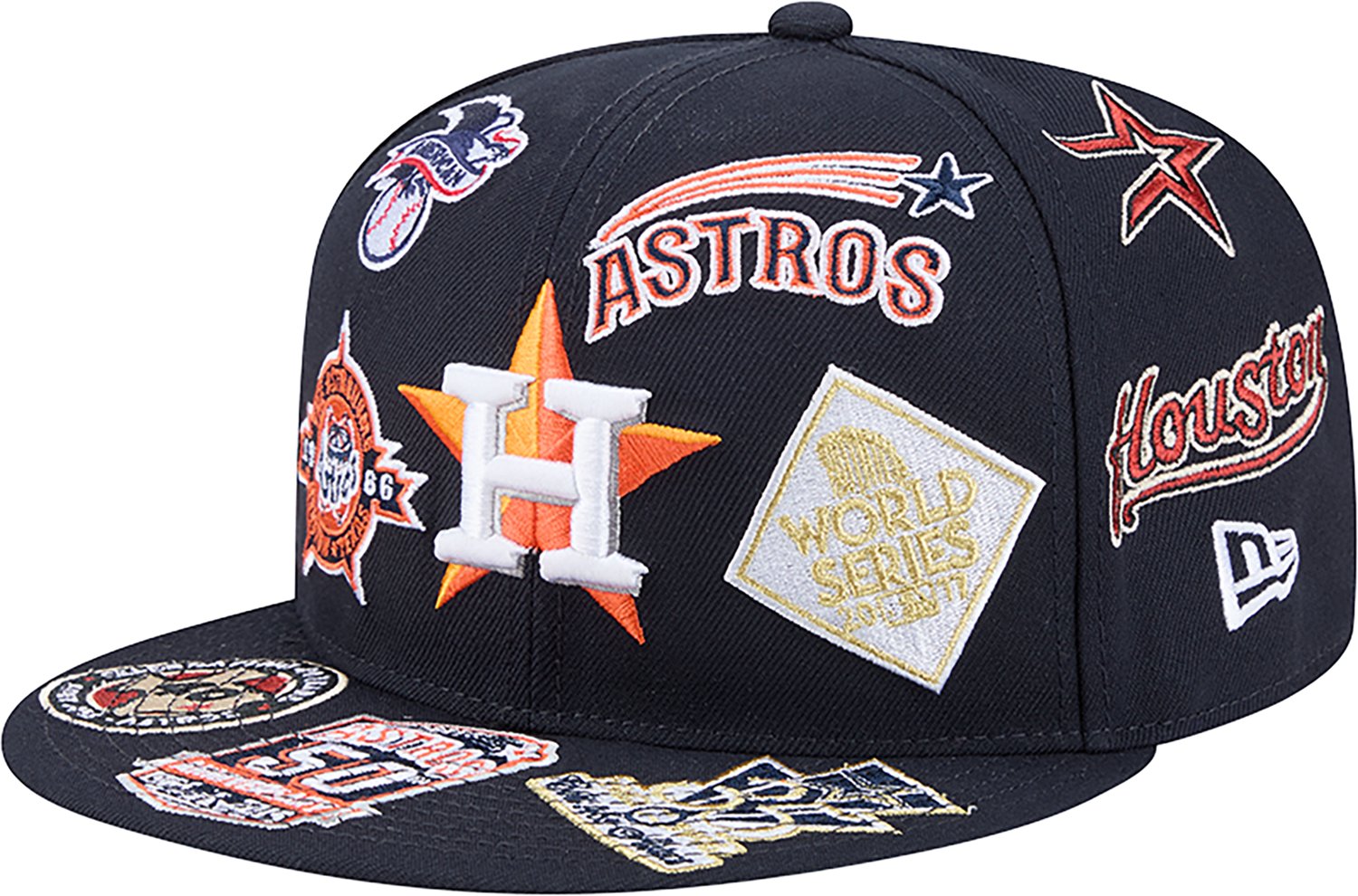 New Era Men's Houston Astros Allover Logo 9FIFTY Cap