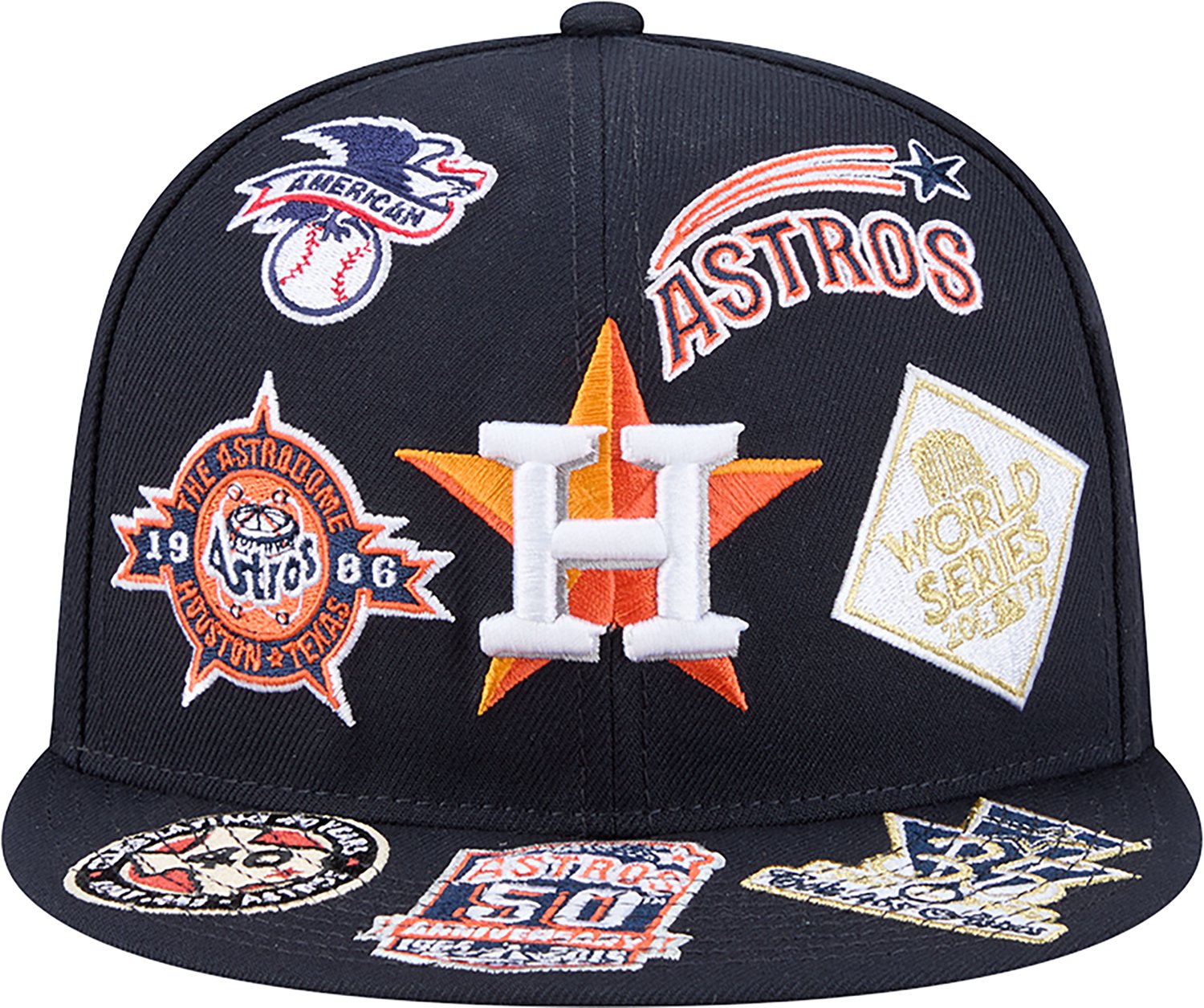 New Era Men's Houston Astros Allover Logo 9FIFTY Cap - view number 2