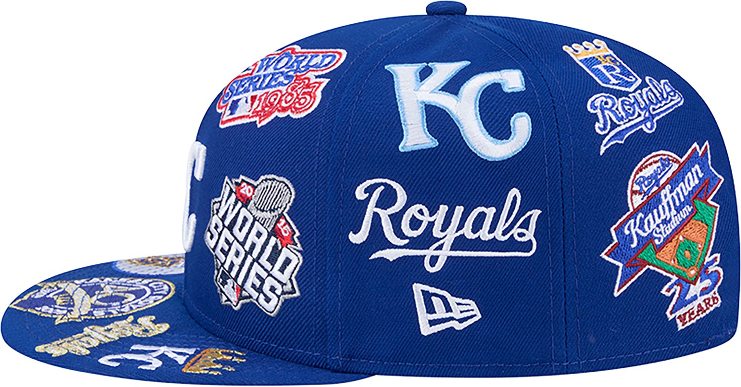New Era Men's Kansas City Royals Allover Logo 9FIFTY Cap - view number 5