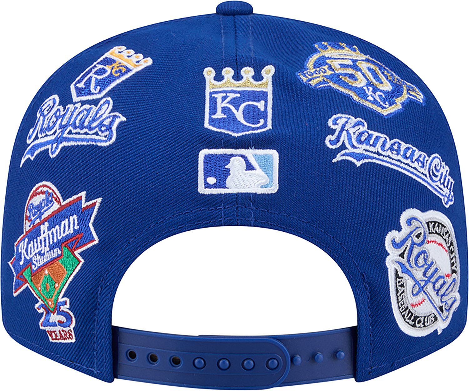 New Era Men's Kansas City Royals Allover Logo 9FIFTY Cap - view number 6