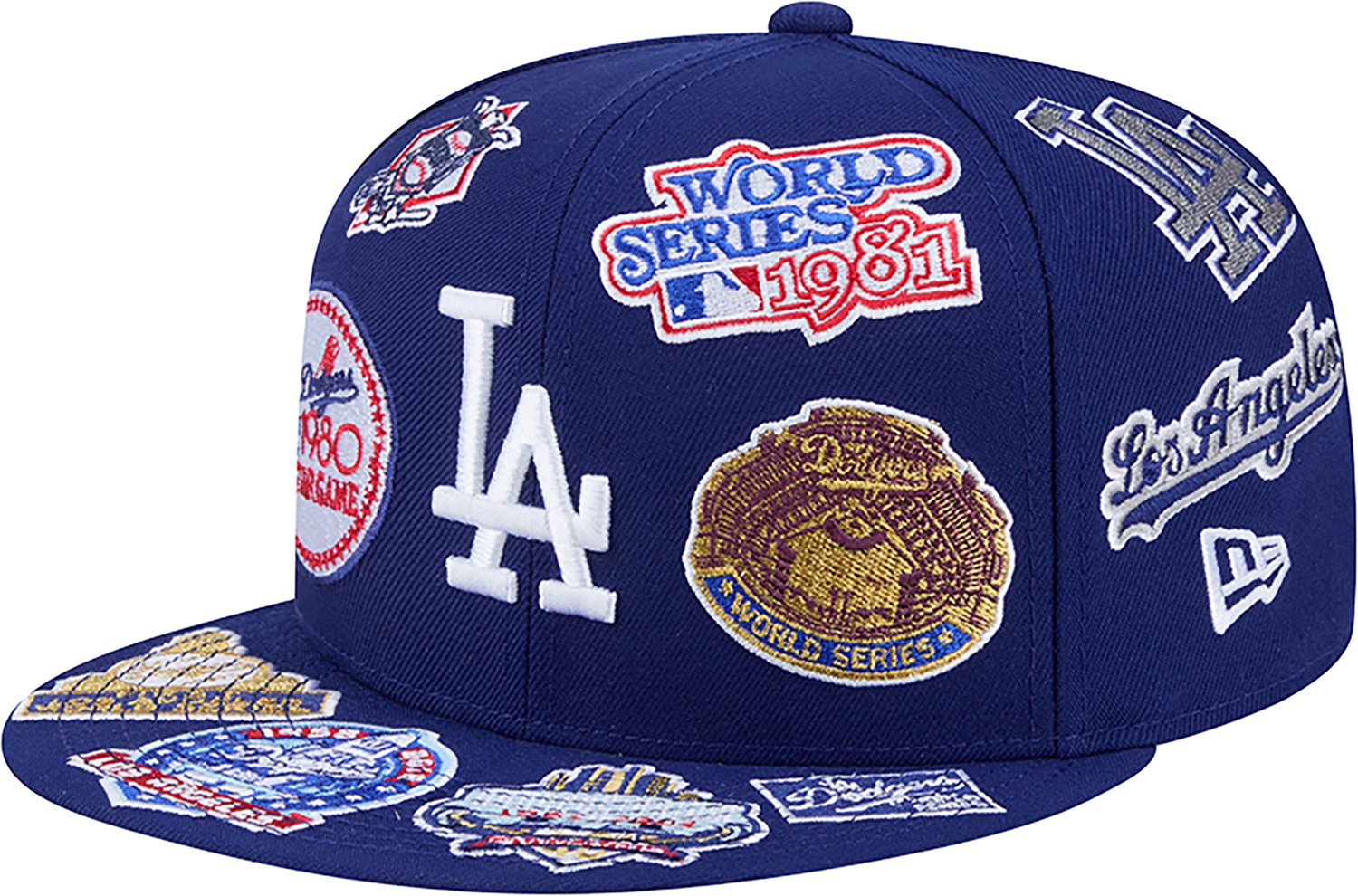 New Era Men's Los Angeles Dodgers Allover Logo 9FIFTY Cap