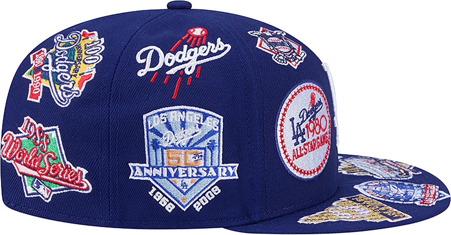 New Era Men's Los Angeles Dodgers Allover Logo 9FIFTY Cap - view number 4