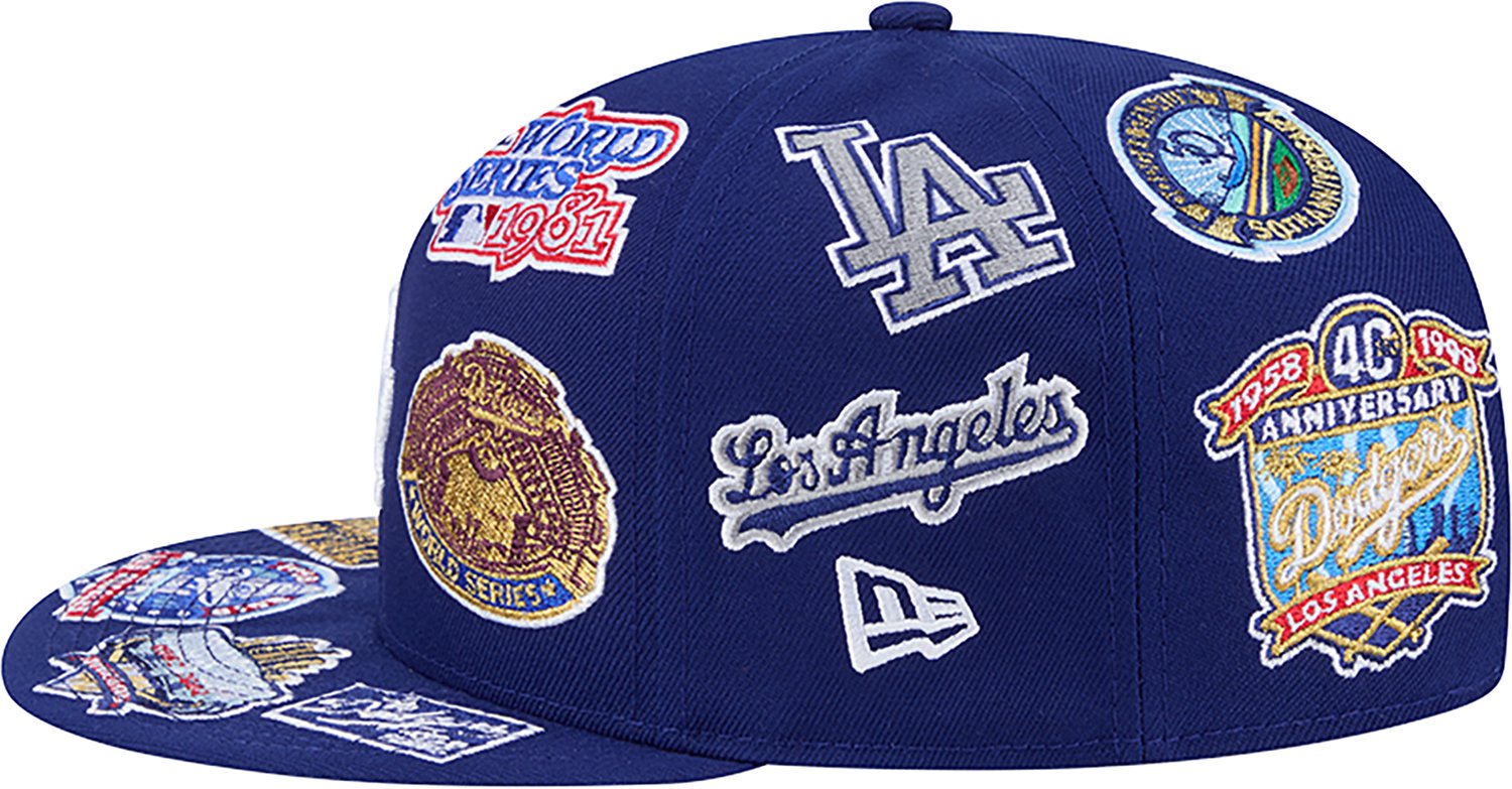 New Era Men's Los Angeles Dodgers Allover Logo 9FIFTY Cap - view number 5