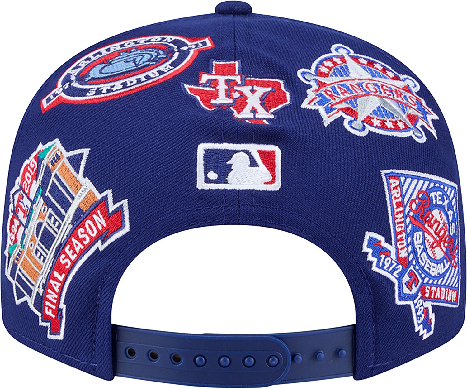 New Era Men's Texas Rangers Allover Logo 9FIFTY Cap - view number 6