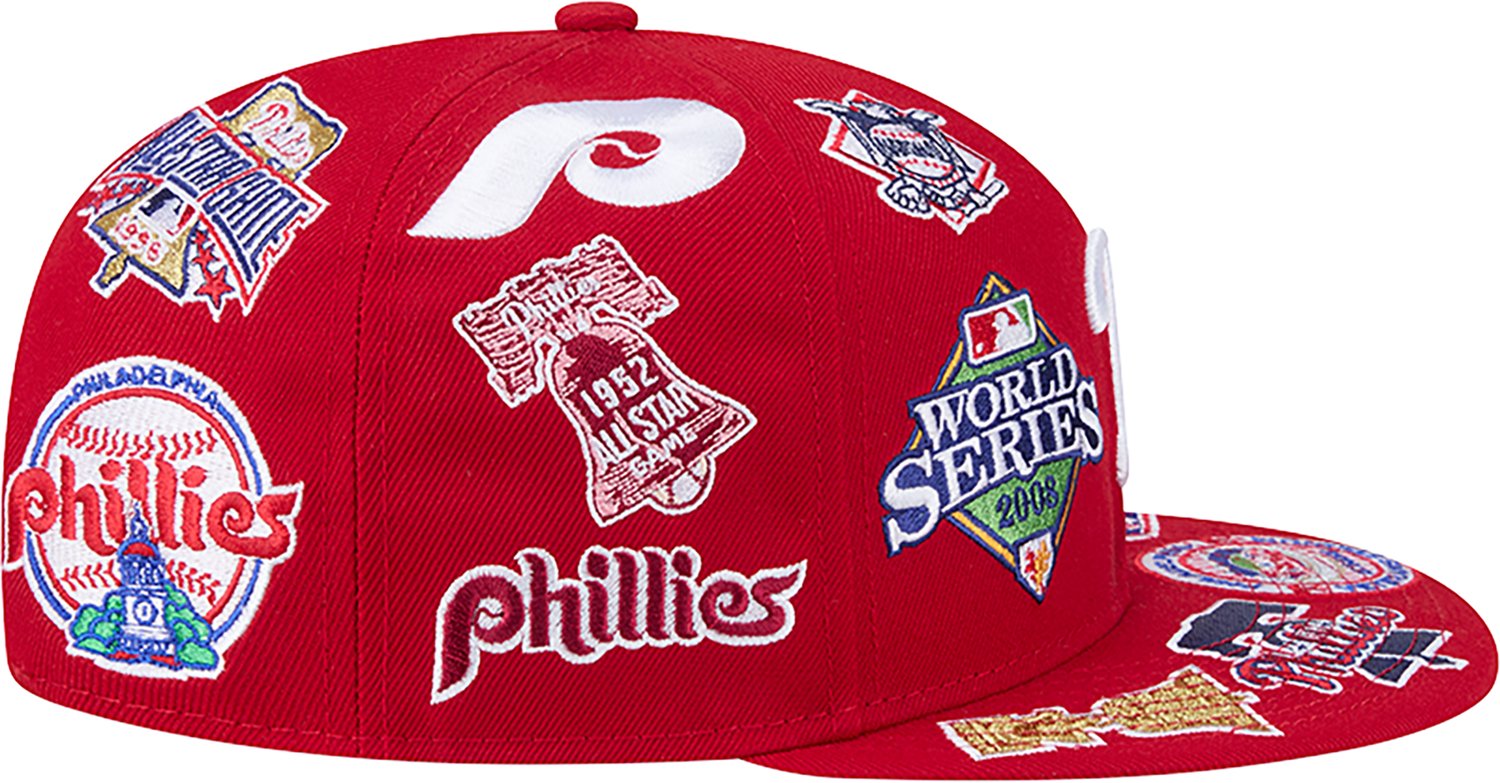 New Era Men's Philadelphia Phillies Allover Logo 9FIFTY Cap - view number 4