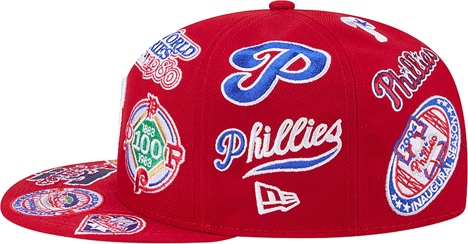 New Era Men's Philadelphia Phillies Allover Logo 9FIFTY Cap - view number 5