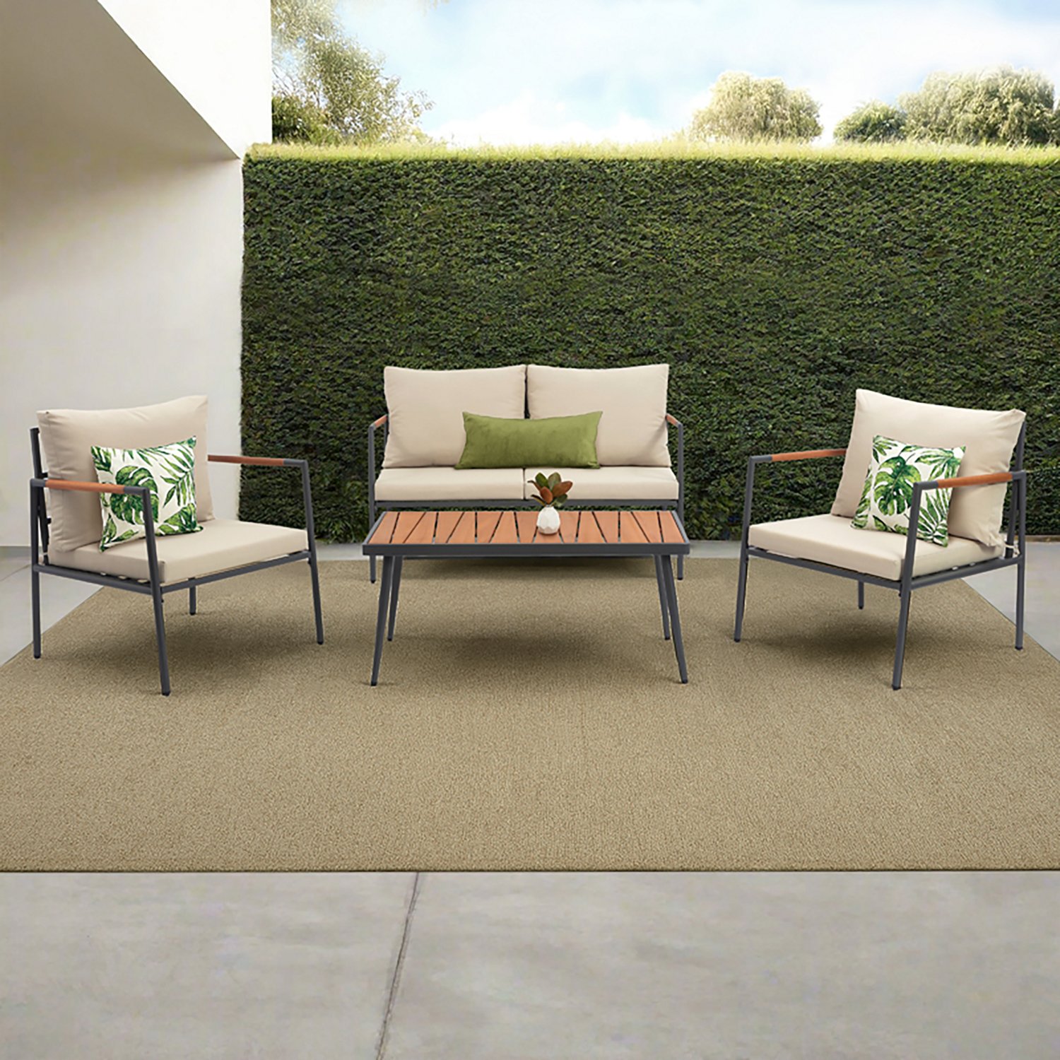 Teamson Home Steel Frame 02 Conversation 4-piece Set - view number 8