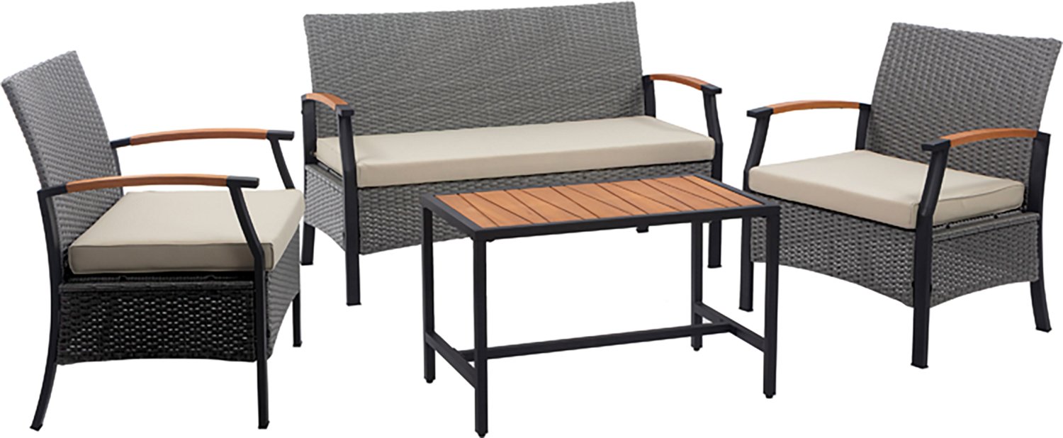 Teamson Home Steel Frame 03 Conversation 4-piece Set