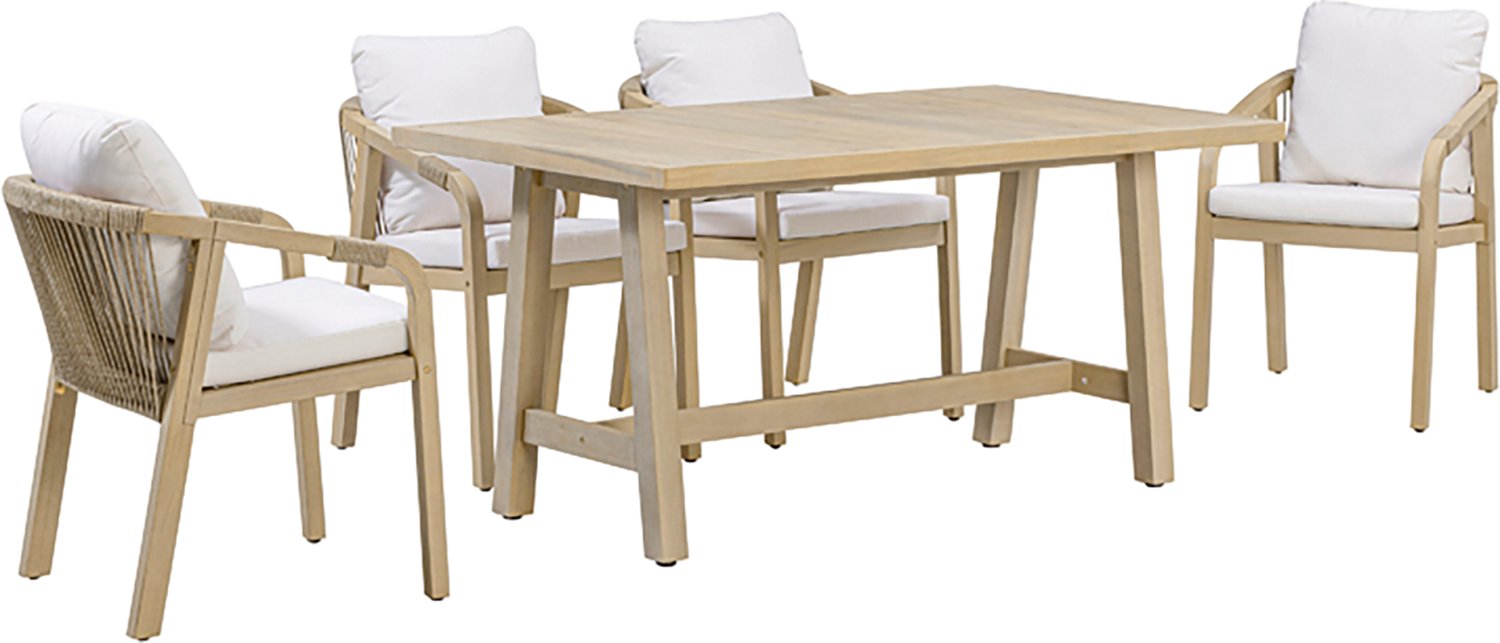Teamson Home Eucalyptus 5-Piece Dining Set