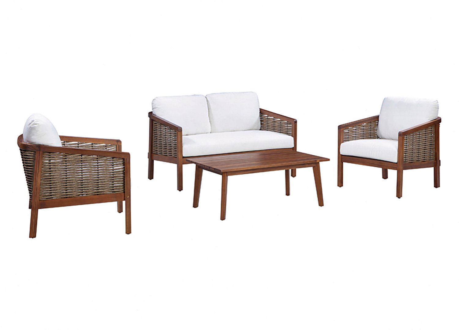 Teamson Home Acacia Conversation 4-Piece Set