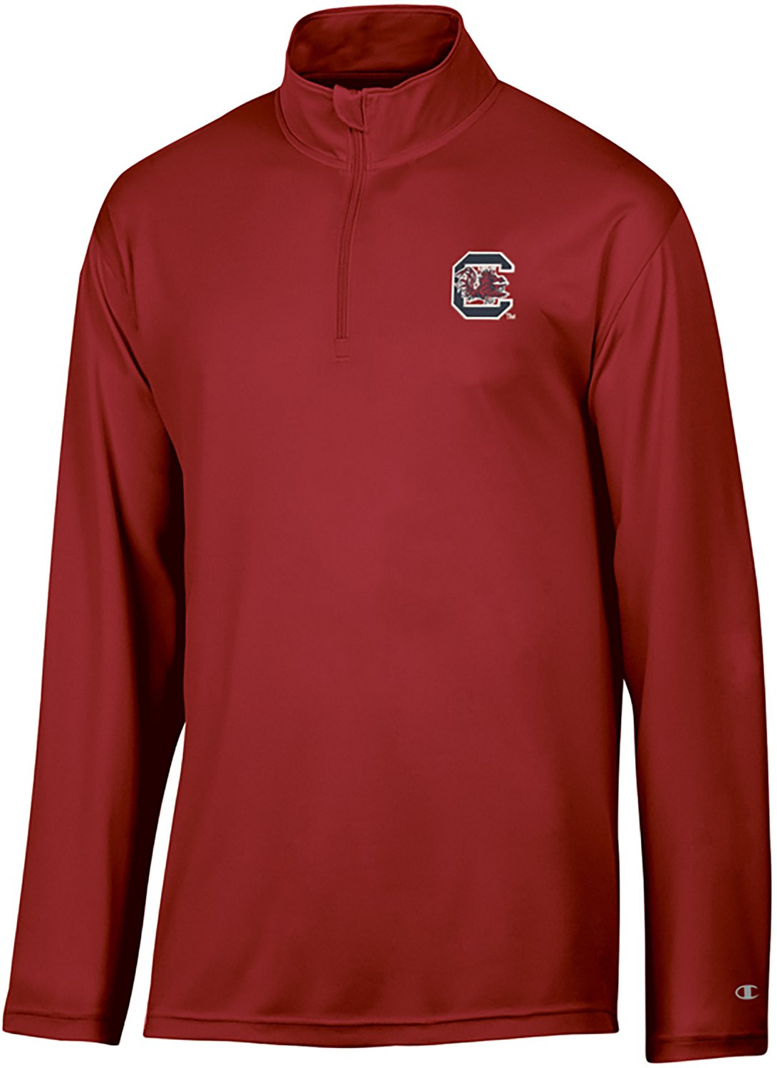 Champion Men's University of South Carolina Primary Logo Micro Mesh 1/4-Zip Top