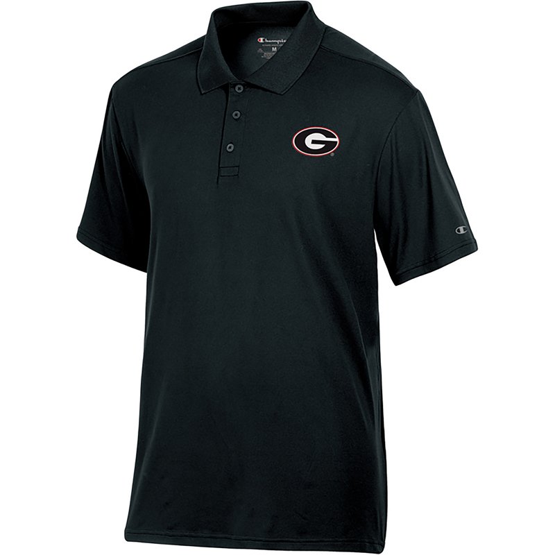 Champion Men's University of Georgia Primary Logo Polo Shirt