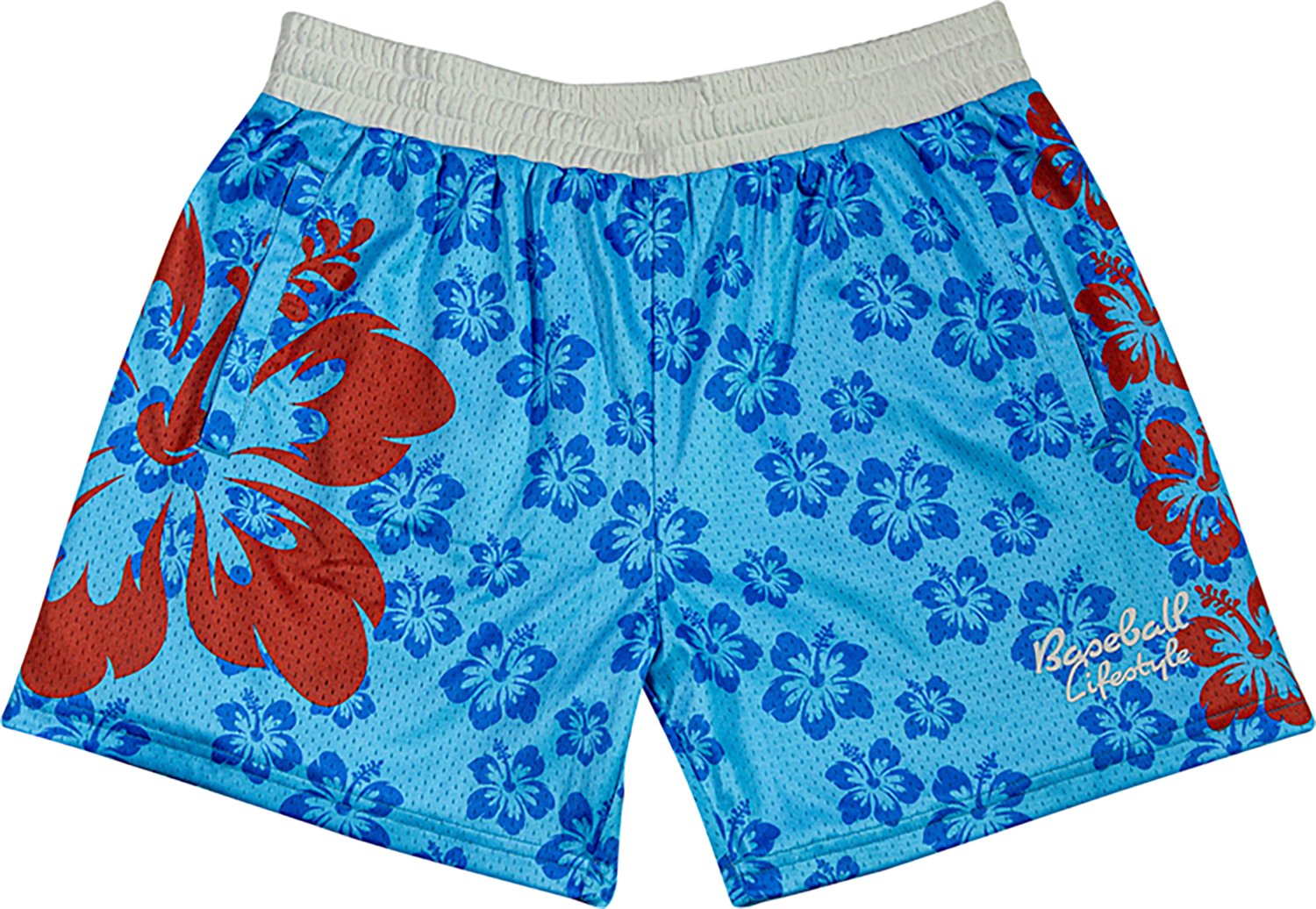Baseball Lifestyle 101 Boys' Baseball Beach Club Shorts 5 in