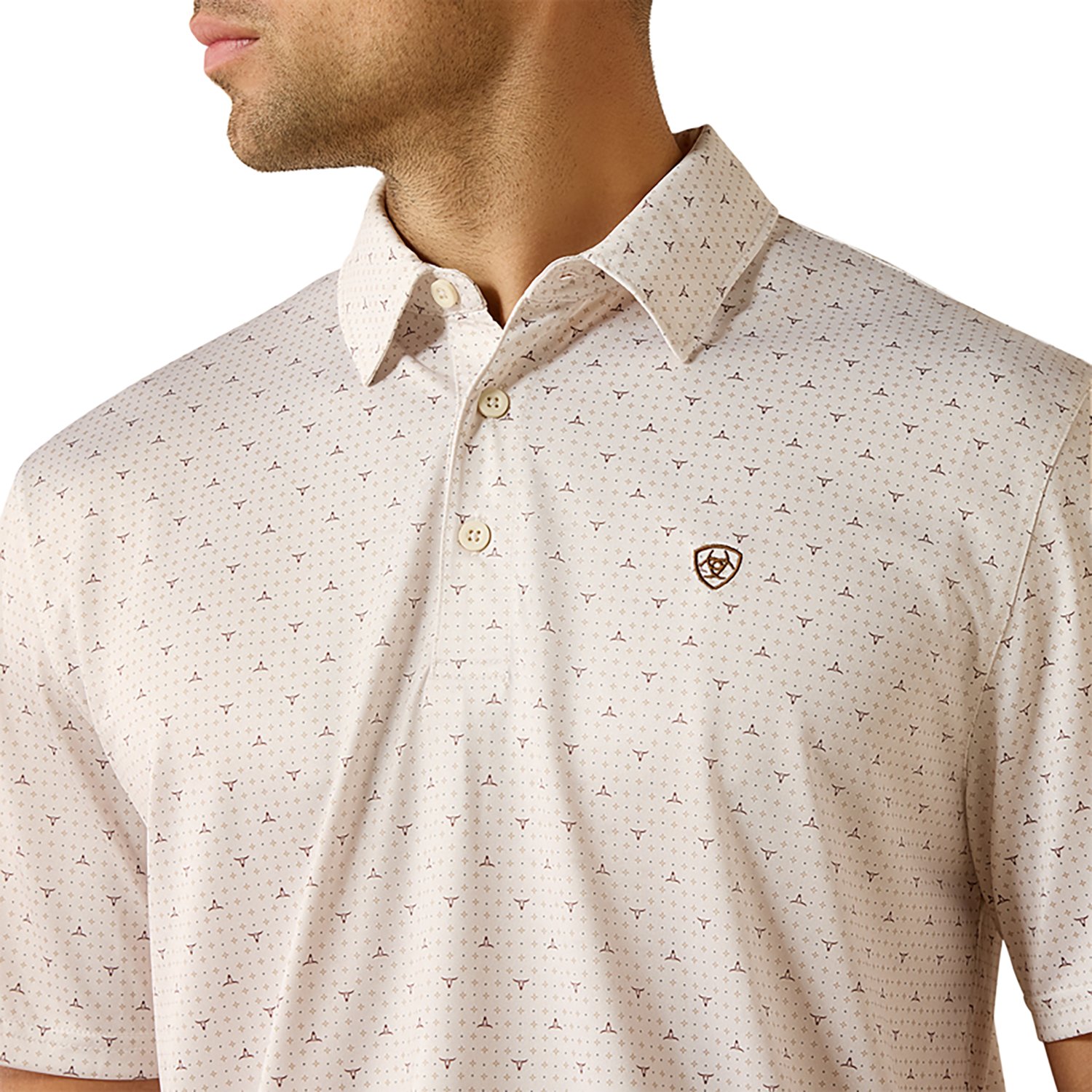 Ariat Men's Allover Print Polo Shirt - view number 5