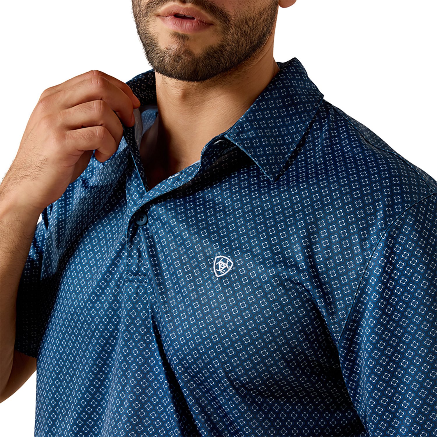 Ariat Men's Allover Print Polo Shirt - view number 5
