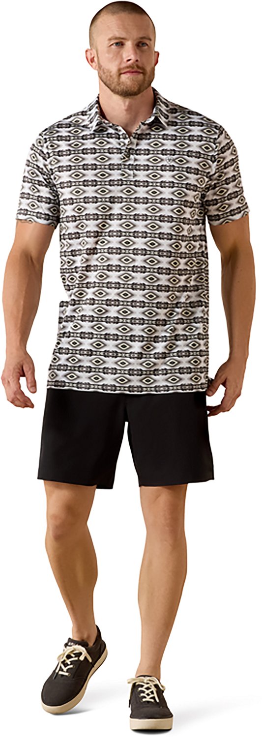 Ariat Men's Allover Print Polo Shirt - view number 3