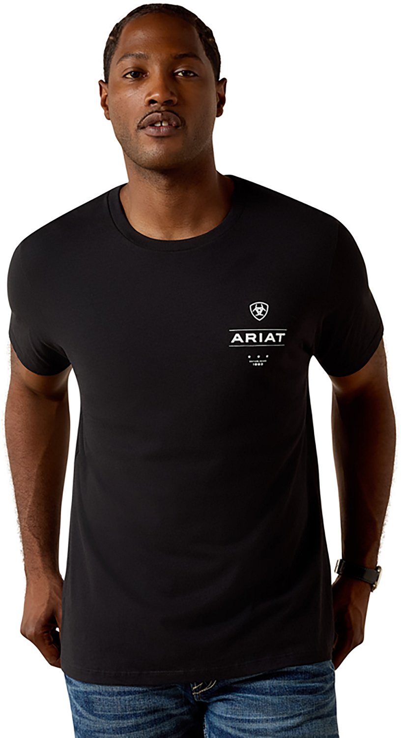 Ariat Men's Ariat Wooden Diamond Flag Classic Fit T-Shirt - view number 2