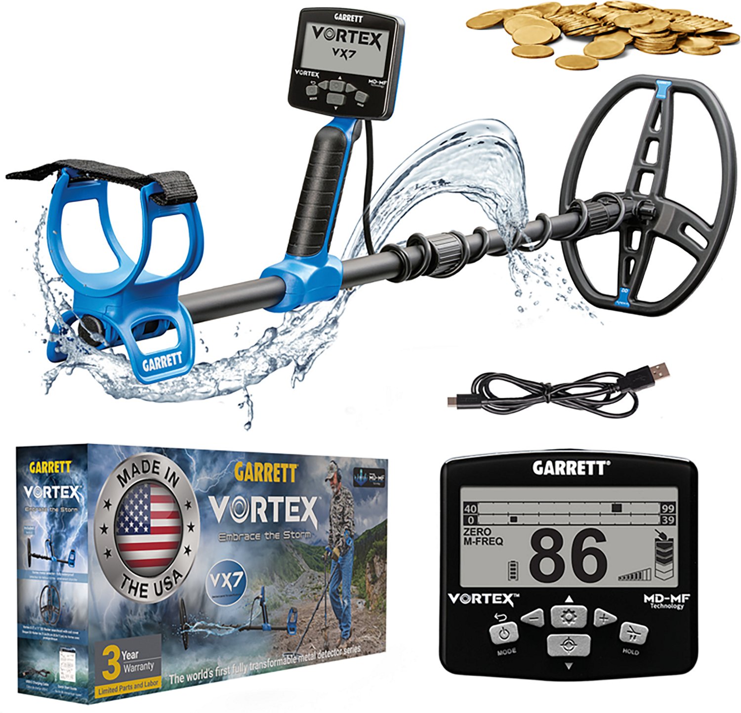 Garrett Vortex VX7 Metal Detector